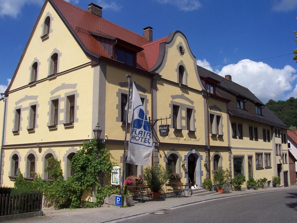 Hotel-Gasthof Die Post Brennerei Frankenhoehe Schillingsfürst Extérieur photo